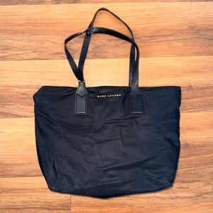 Marc Jacobs black nylon wingman tote bag purse